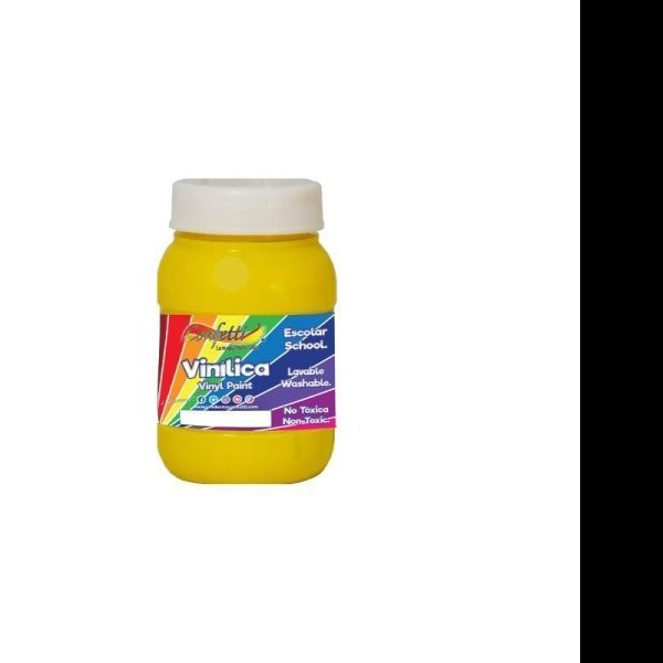 PINTURA VINILICA 100ML CONFETTI AMARILLO C.12